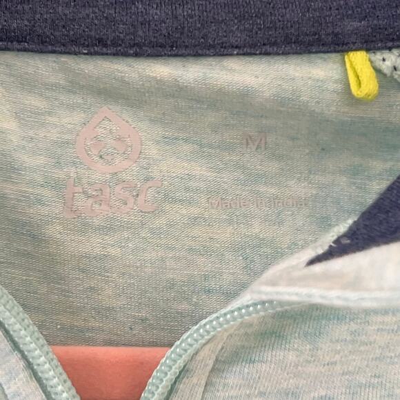 Tasc Performance Men’s Quarter-Zip Pullover – Size M Mint Green - Picture 3 of 6